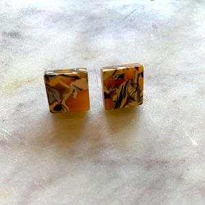 Machete acetate earrings